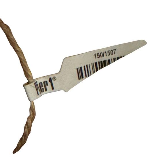 Pier 1 Santa Christmas Holiday Wooden Ornament Dangle Long Legs Tree Decor Gift - Picture 3 of 5